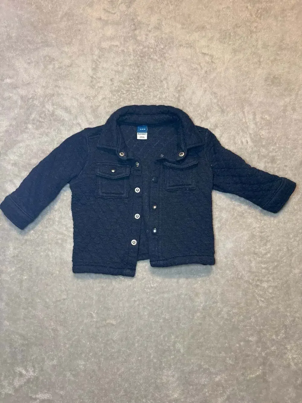 Old Navy Infant Boys Quilted Snap-Front Shacket Jacket